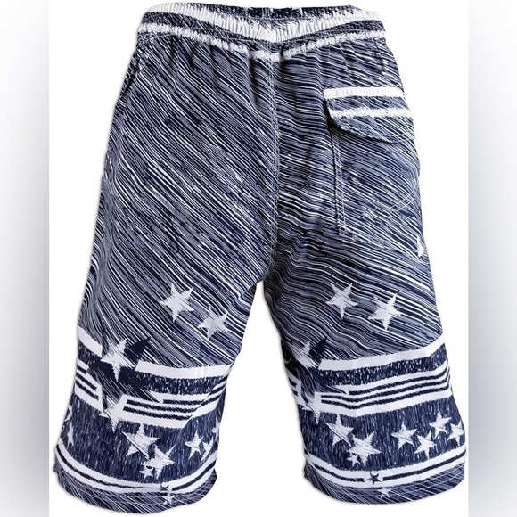 PREFER TO LIFE Men's Board Shorts Quick Dry Beach Bermuda Swimming Shorts - Picture 2 of 5